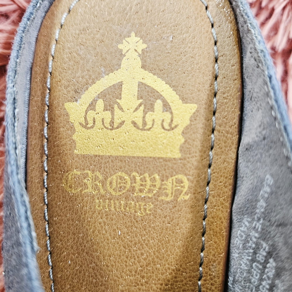 Crown Vintage Gray Wedge Sandals - Picture 3 of 4